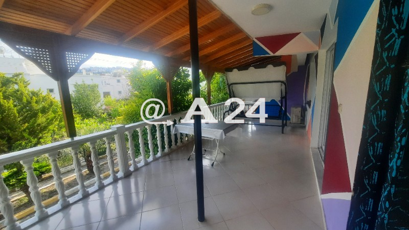 MORDOĞAN'DA SATILIK DENİZ MANZARALI, FULL EŞYALI SATILIK 4+1 VİLLA