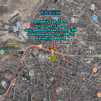 Konya / Meram / Satılık Arsa Yaka Mah. Müstakil 1.720 M2