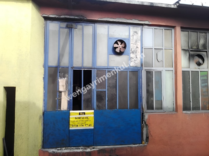 Bayrampaşa Özdericiler Sanayi Sitesi E Blok’ta 60 m² asma katlı imalathane