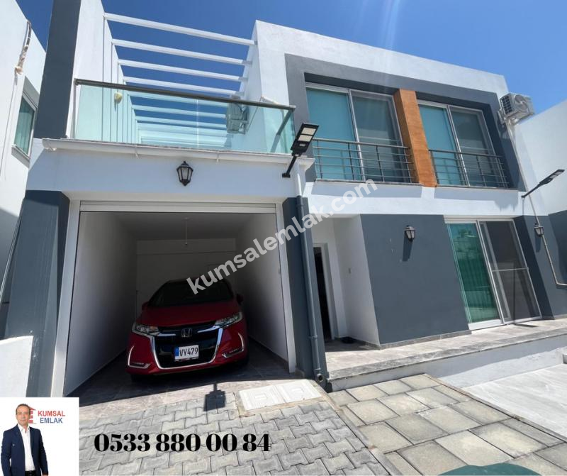 KIBRIS LEFKOŞA GÖNYELİ'DE ACİL SATILIK FUL EŞYALI+GARAJDAKİ ARABA DAHİL  İKİZ DUBLEX EV