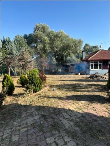 GÜVENAY - ÇORUM SARMAŞA MEVKİİ 500 M² SATILIK EVLİ HOBİ BAHÇESİ