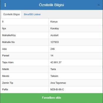 Konya / Karatay / Satılık Tarla Acıdort Mah. 42.601 M2 (Müstakil)