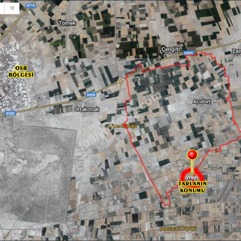 Konya / Karatay / Satılık Tarla Acıdort Mah. 42.601 M2 (Müstakil)