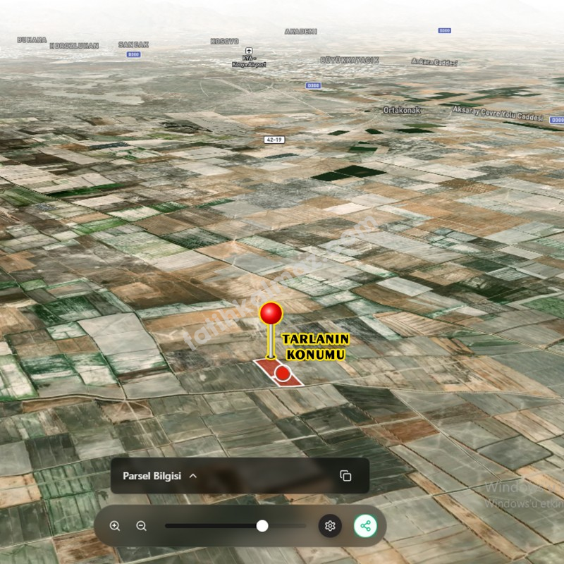 Konya / Karatay / Satılık Tarla Acıdort Mah. 42.601 M2 (Müstakil)