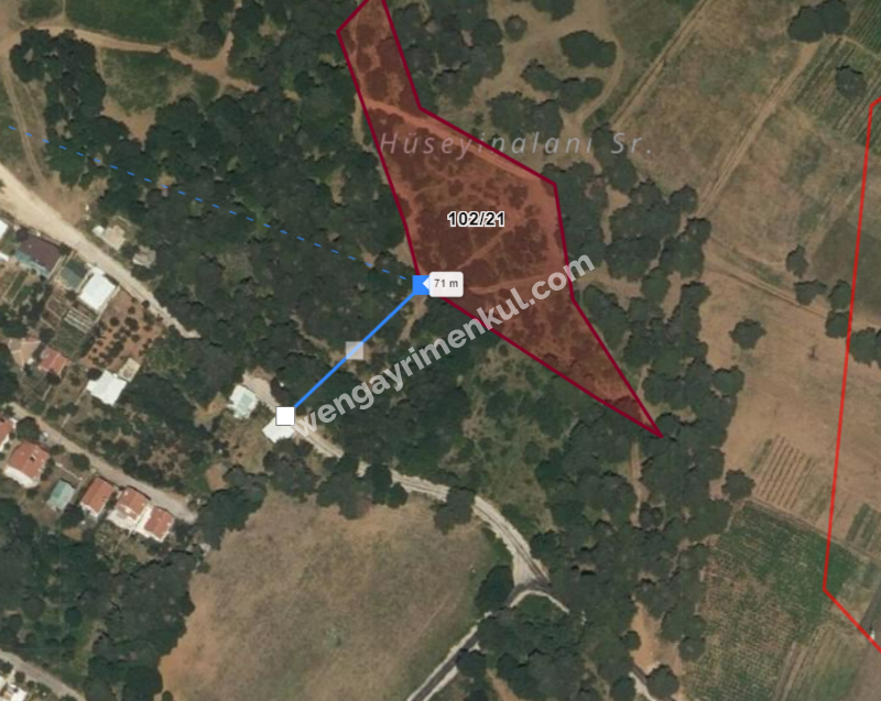 ULUDAĞDA, MİLLİ PARKA YAKIN HÜSEYİNALAN KÖYÜNDE FIRSAT ARAZİ