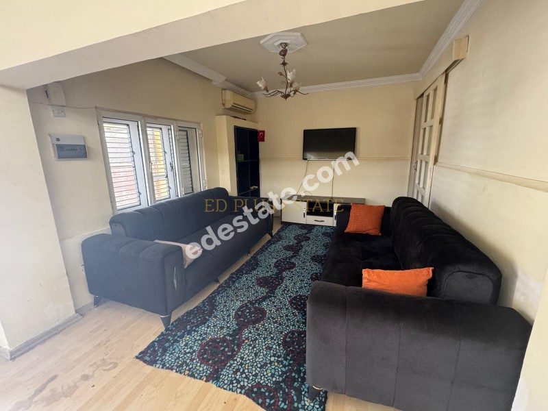 Lefkoşa Göçmenköy'de Bahçeli Eşyalı Kiralık 2+1 Dubleks Ev