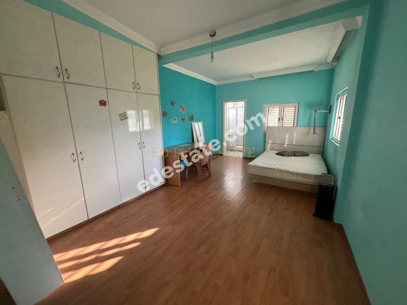 Lefkoşa Göçmenköy'de Bahçeli Eşyalı Kiralık 2+1 Dubleks Ev