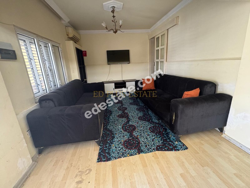 Lefkoşa Göçmenköy'de Bahçeli Eşyalı Kiralık 2+1 Dubleks Ev