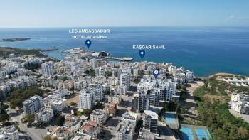 Kıbrıs Girne Kaşgar Bölgesinde Deniz Manzaralı Satılık 1+1 Daire 