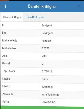 ESKİŞEHİR DE SATILIK TARLA