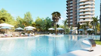 LEFKOŞA DÜZOVA BÖLGESİNDE SİTE İÇERİSİNDE 1+1 LÜKS DAİRE