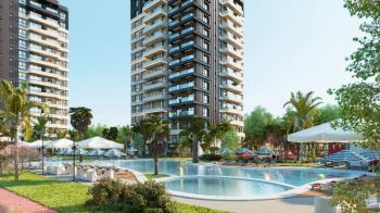 LEFKOŞA DÜZOVA BÖLGESİNDE SİTE İÇERİSİNDE 1+1 LÜKS DAİRE