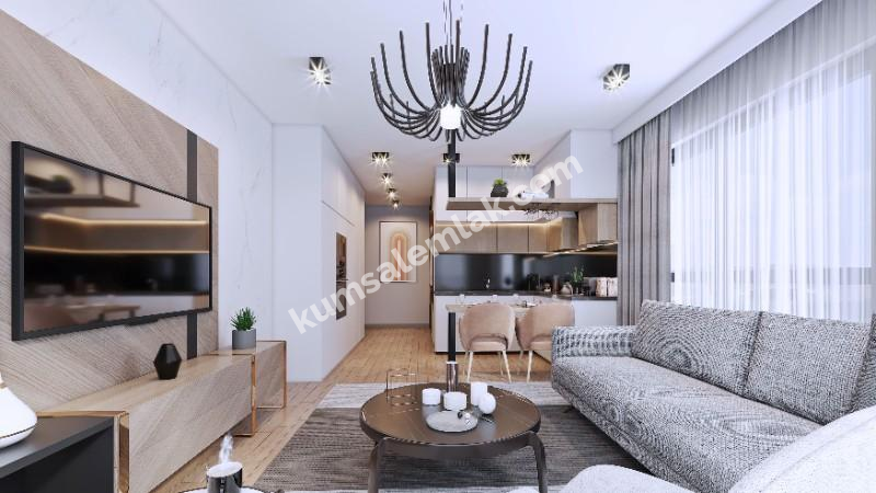 LEFKOŞA DÜZOVA BÖLGESİNDE 1+0 LÜKS DAİRELER