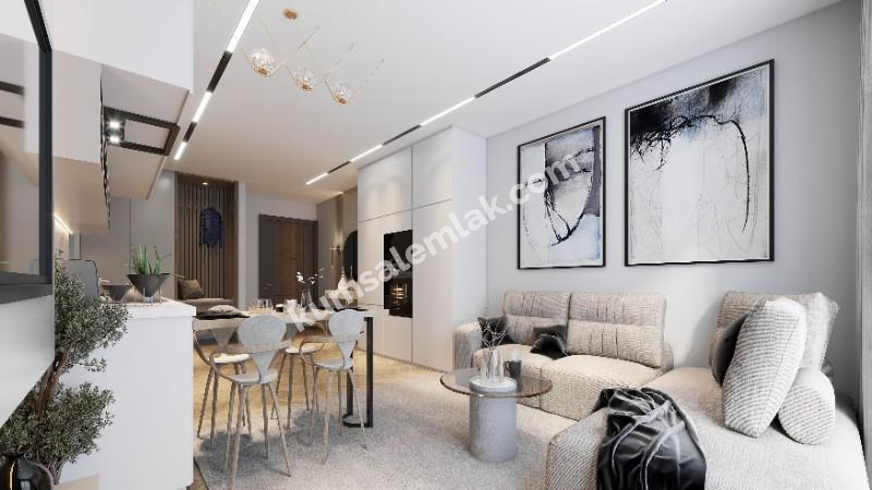 LEFKOŞA DÜZOVA BÖLGESİNDE SİTE İÇERİSİNDE 1+1 LÜKS DAİRE
