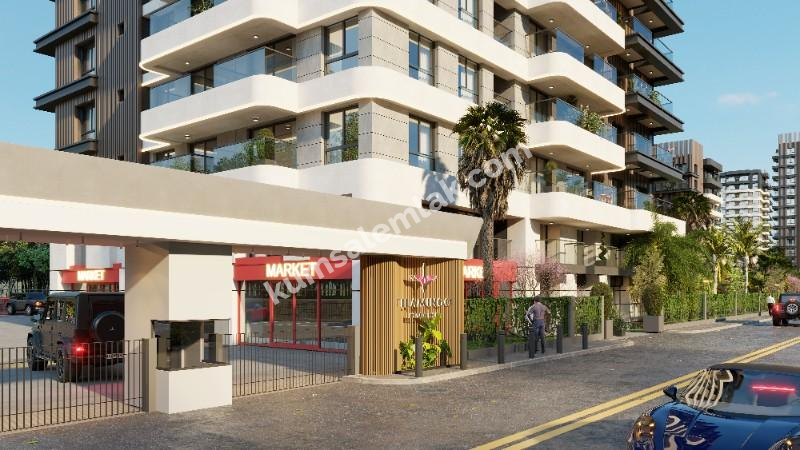 LEFKOŞA DÜZOVA BÖLGESİNDE SİTE İÇERİSİNDE 1+1 LÜKS DAİRE