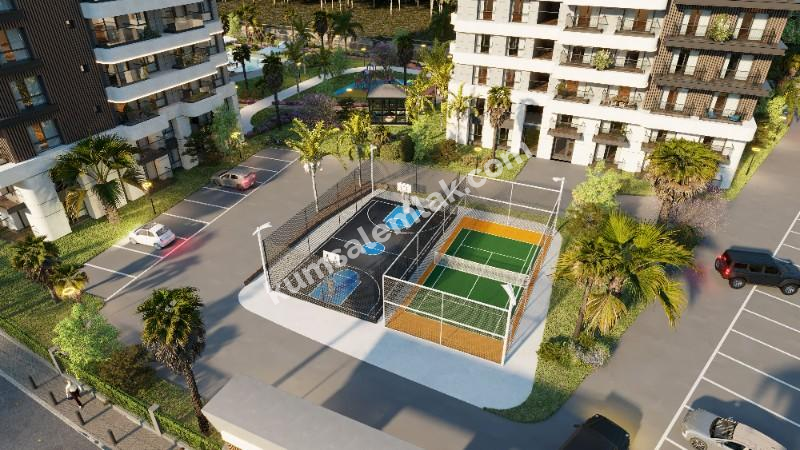 LEFKOŞA DÜZOVA BÖLGESİNDE SİTE İÇERİSİNDE 1+1 LÜKS DAİRE