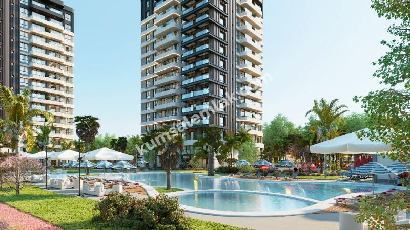 LEFKOŞA DÜZOVA BÖLGESİNDE SİTE İÇERİSİNDE 1+1 LÜKS DAİRE