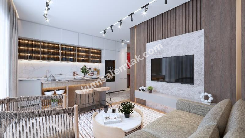 LEFKOŞA DÜZOVA BÖLGESİNDE SİTE İÇERİSİNDE LÜKS 2+1 DAİRE