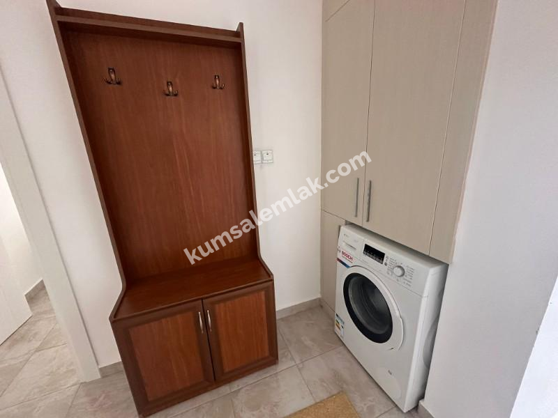 LEFKOŞA KERMİYA BÖLGESİNDE  AYLIK ÖDEMELİ KİRALIK 2 + 1 EŞYALI DAİRE 