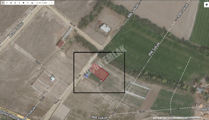 AFYON ÜÇOK EMLAKTAN GÜMÜŞKENTTE SATILIK 467M² İMARLI ARSA