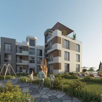 Kıbrıs Girne Lapta Bölgesinde Türk Tapulu Havuzlu Site İçerisinde Satılık 2+1 Daire