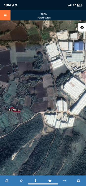 DijitalEmlak'tan Nilüfer Akçalar Sanayi Bitişiği Satılık Yatırımlık 2.100 m2 Kıymetli Tarla..