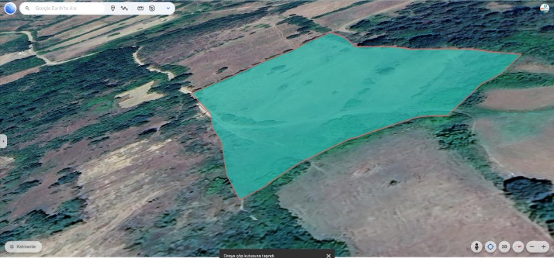 DijitalEmlak'tan Orhaneli Çınarcık köyünde Ful MAnzaralı Yola cephe 8.680 m2 Satılık Kıymetli Arazi.