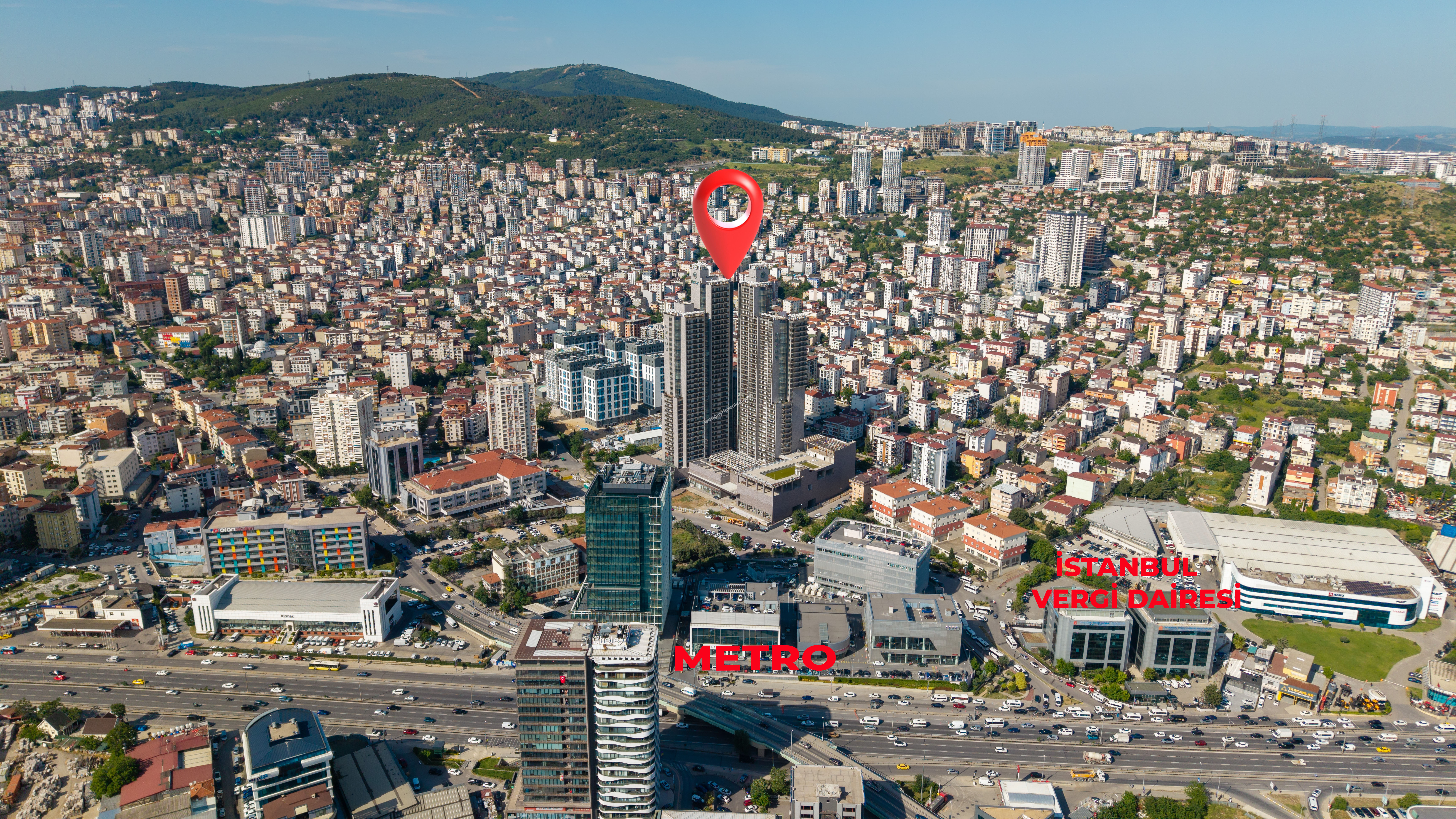 Kartalda Metronun Hemen Yanında Satılık 2+1 Lüks Residence Daire