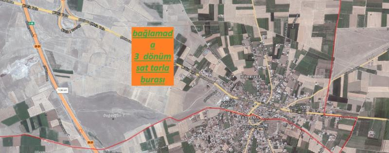 NİĞDE BAĞLAMADA  ÇİFTLİK YOLUNA CEPHELİ 3 DÖNÜM SATILIK TARLA