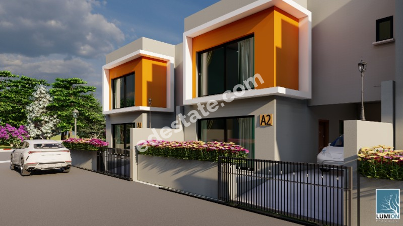 Lefkoşa Kanlıköy'de SATILIK 3+1 YENİ VİLLALAR