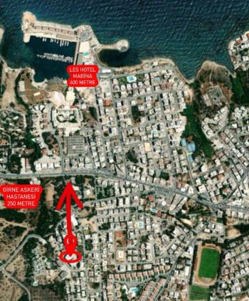 Girne Merkezde Full Eşyalı Kiralık 2+1 Daire