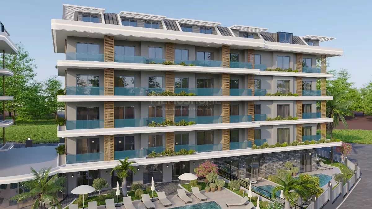 Moye Residence - Oba'da Deniz Manzaralı