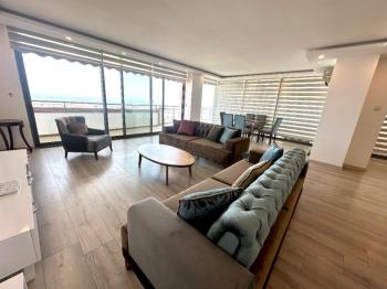 Girne Merkez Akacan Elegance Sitesi Full Deniz ve Havuz Manzaralı Kiralık 3+1 Lüks Daire