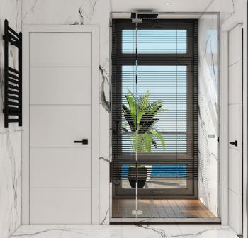 Kıbrıs Girne Çatalköy Bölgesinde Denize Sıfır 380 m2 Arsa İçerisinde 4+1  Lüks Türk Tapulu Villa