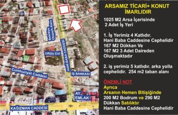 HANİBABA CADDESİ TOFAŞ BAYİ SATILIK İŞ YERİ VE DAİRELER