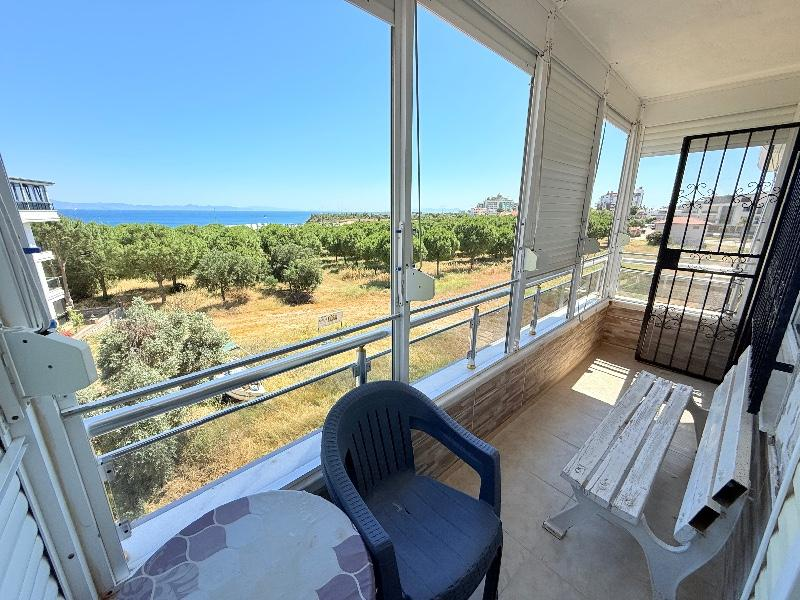 DİDİMDE KİRALIK DENİZ MANZARALI 2+1 FUL EŞYALI DAİRE