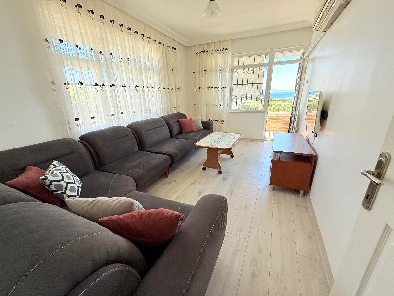DİDİMDE KİRALIK DENİZ MANZARALI 2+1 FUL EŞYALI DAİRE