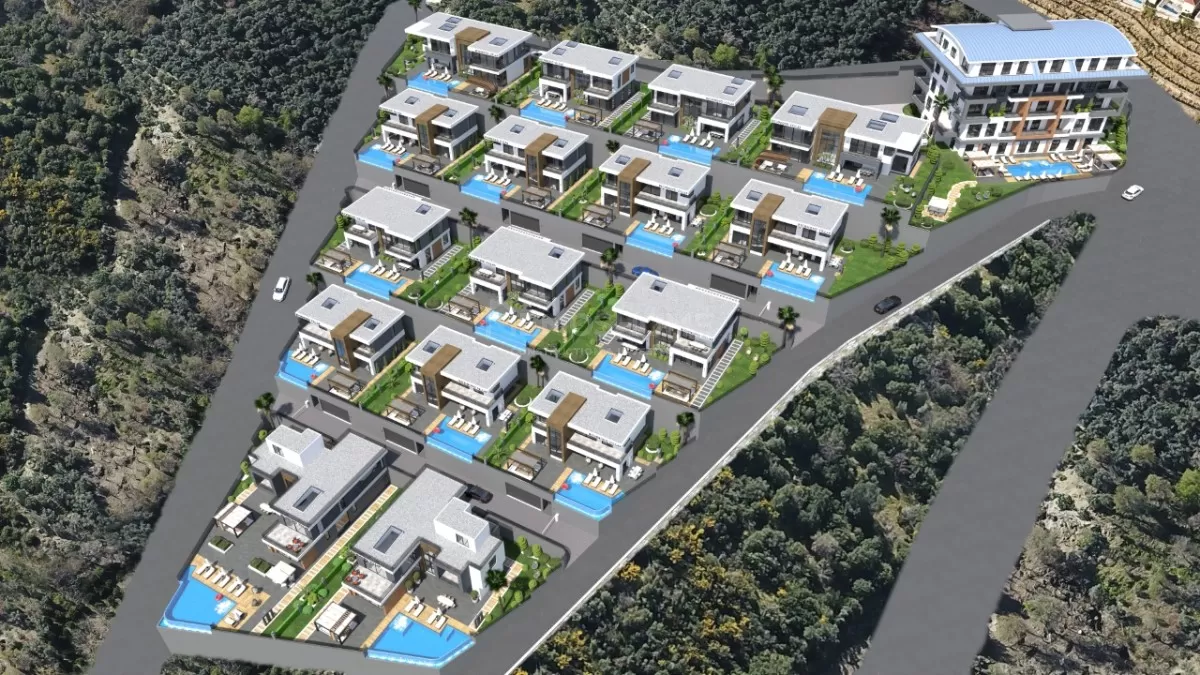 Luksuriøse private villaer i Kargicak