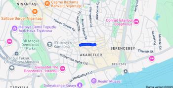 Beşiktaş merkezde,Arakat 2+1 Şirin daire