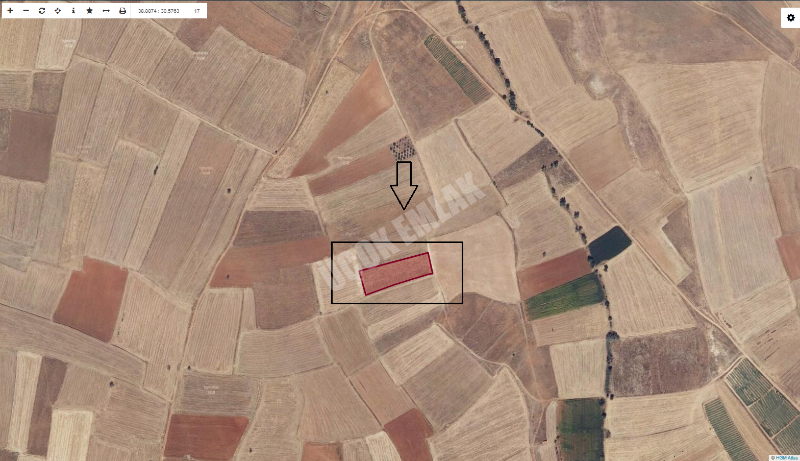 AFYON ÜÇOK EMLAKTAN ÇIKRIK KASABASI SATILIK 5000M² TARLA