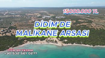 DİDİM de DENİZE YAKIN 300 m2 MÜSTAKİL VİLLA İMARLI FIRSAT ARSA