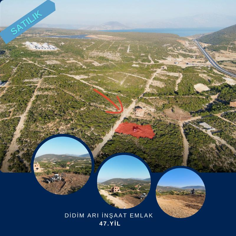 DİDİM de SATILIK 1300m2 FIRSAT ARSA