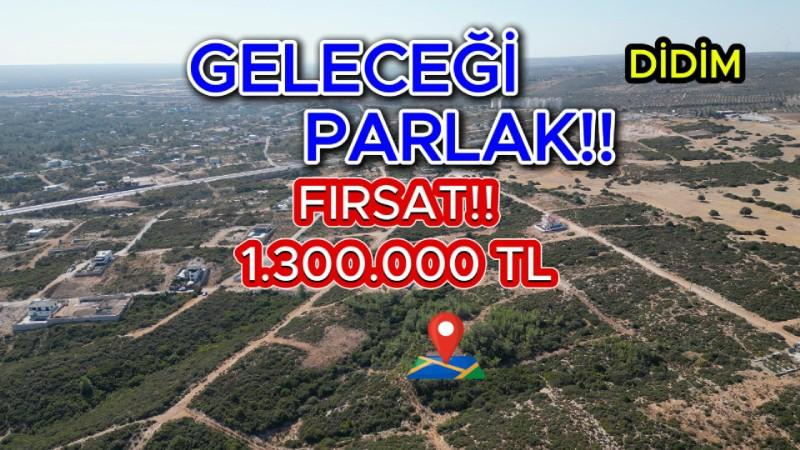 DENİZE YAKIN!! DİDİM de FIRSAT VİLLA İMARLI ARSA