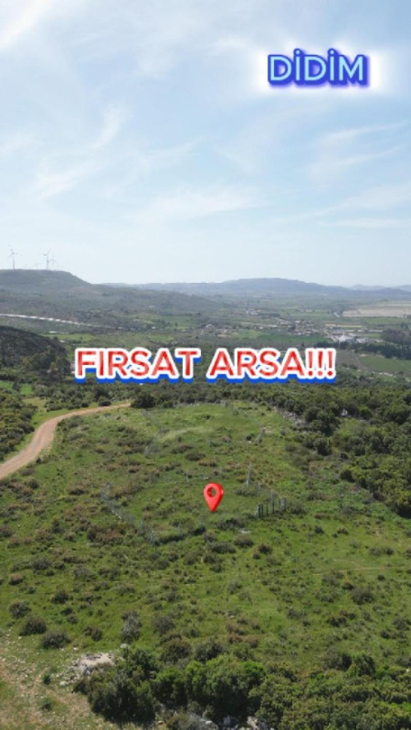 DİDİMİN GİRİŞİNDE FIRSAT MALİKANE ARSASI!!!