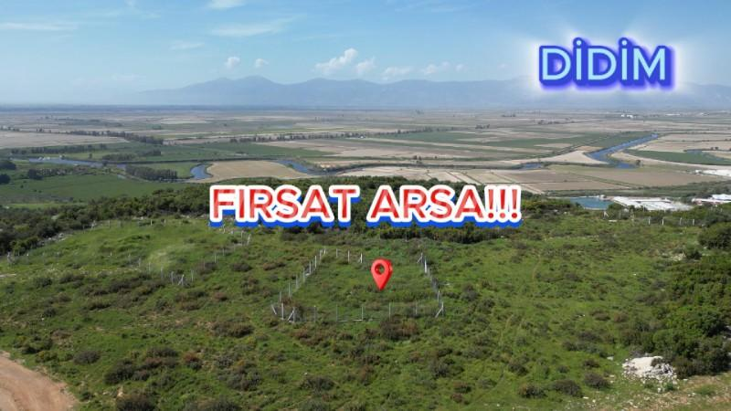 DİDİMİN GİRİŞİNDE FIRSAT MALİKANE ARSASI!!!