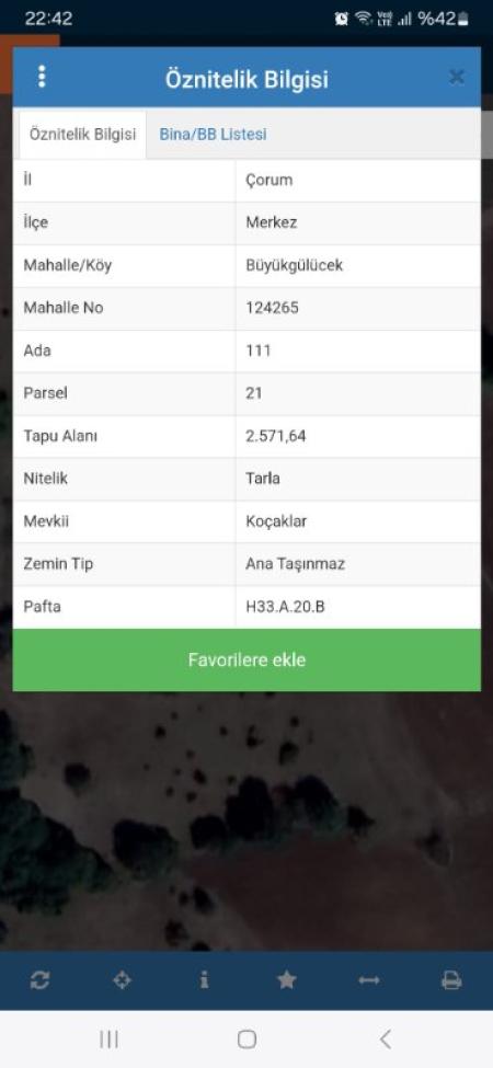 çorum merkez tarla