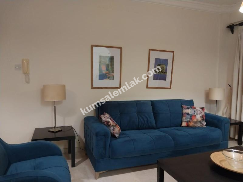 GİRNE LAPTA TEMASTEPE BÖLGESİNDE FUL EŞYALI KİRALIK ZEMİMKAT DAİRE 