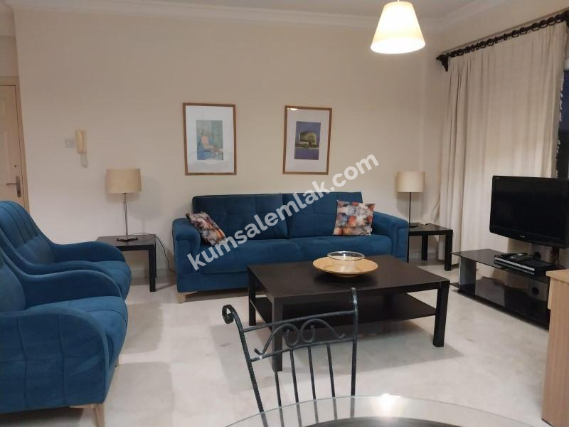 GİRNE LAPTA TEMASTEPE BÖLGESİNDE FUL EŞYALI KİRALIK ZEMİMKAT DAİRE 