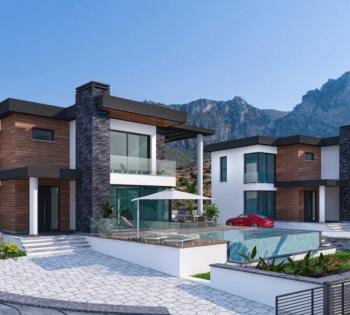 GİRNE KARAOĞLAN BÖLGESİNDE ANAYOL ÜSTÜ ULTRA LÜKS 4+1 VİLLA 