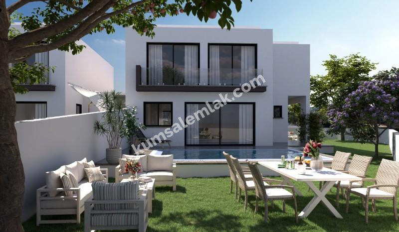 LEFKOŞA KANLIKÖY BÖLGESİNDE SATILIK LÜKS MÜSTAKİL EVLER 